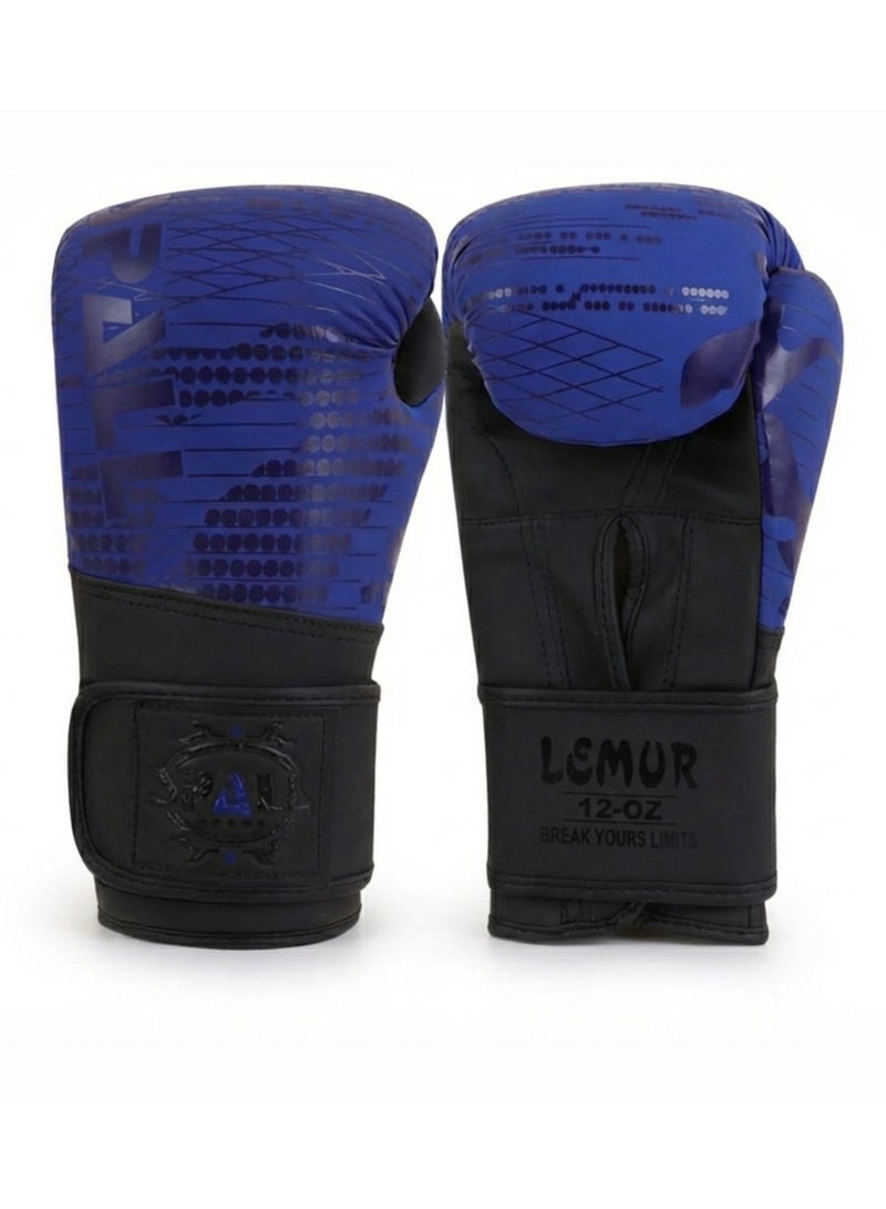 سبال قفازات ملاكمة احترافية للكمات القوية، مناسبة للتدريب على الملاكمة التايلاندية (مواي تاي) والتمارين القتالية. - Image 1